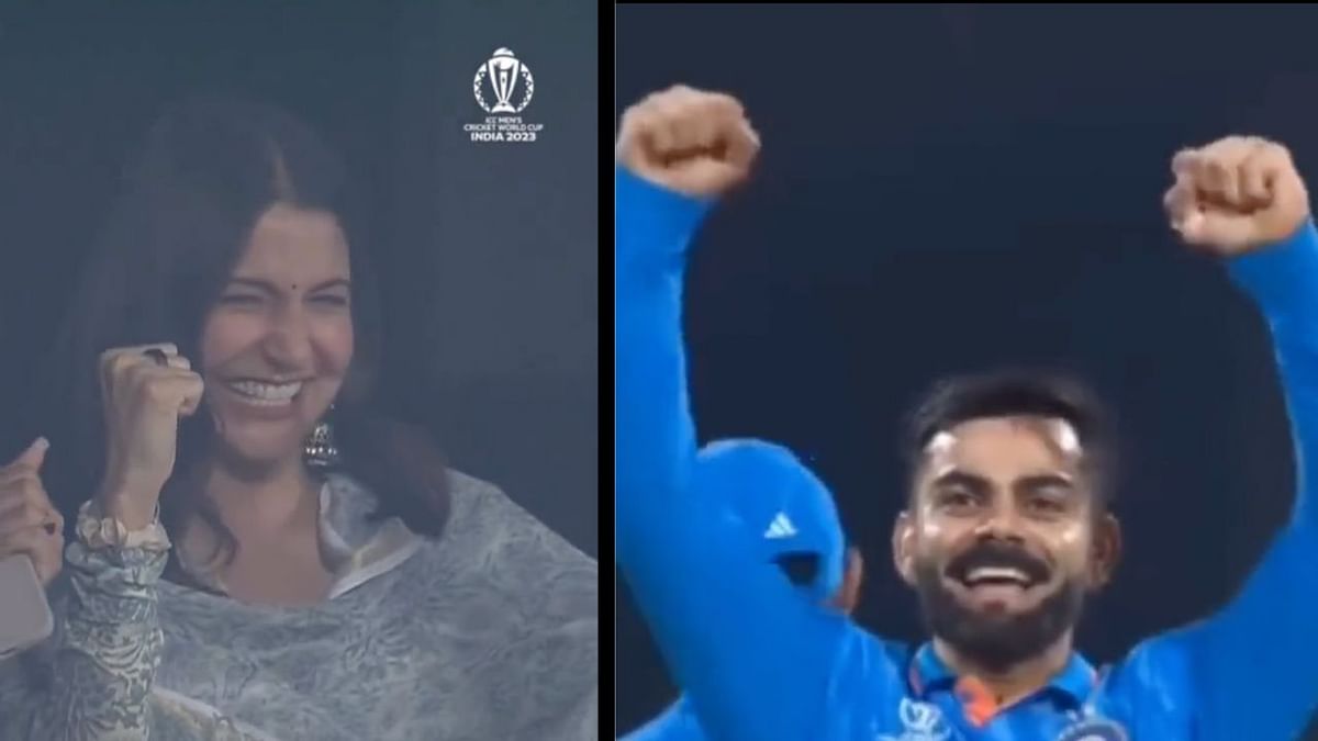 Watch: Anushka's Reaction Goes Viral as Virat Takes His First World Cup Wicket 