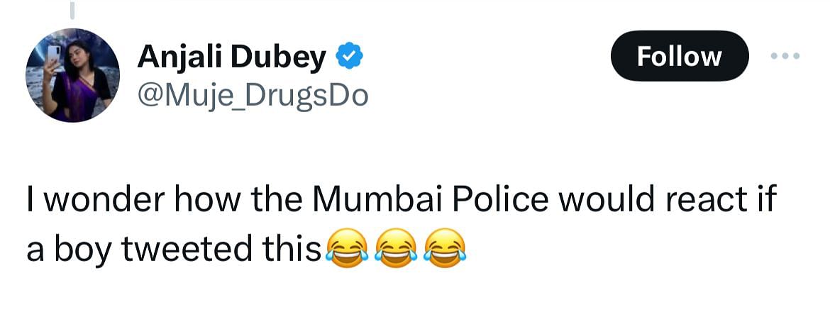 Mumbai Police's social media game has always made headlines for using trendy memes and witty captions.