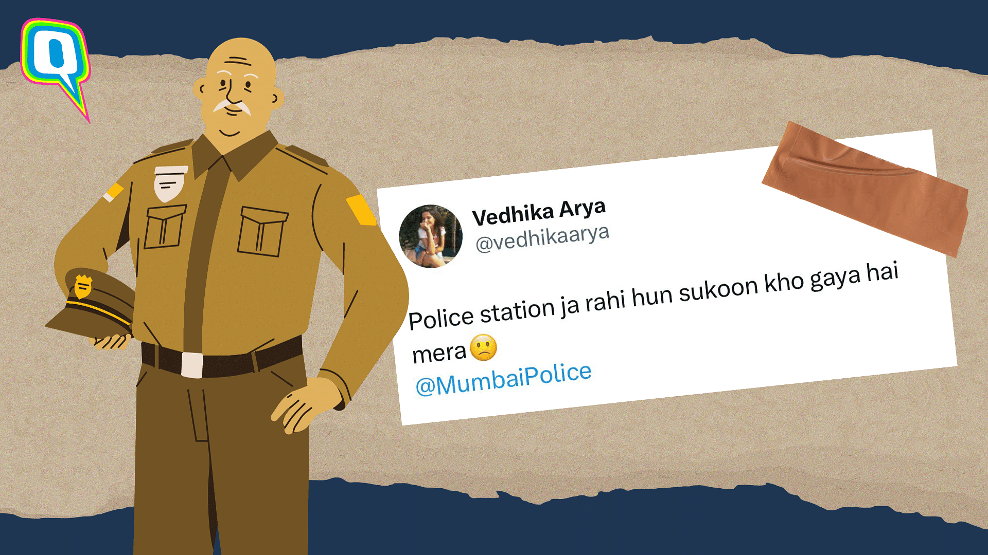 <div class="paragraphs"><p>Mumbai Police's Witty Response To Woman Losing Her 'Sukoon' Amuses Netizens</p></div>