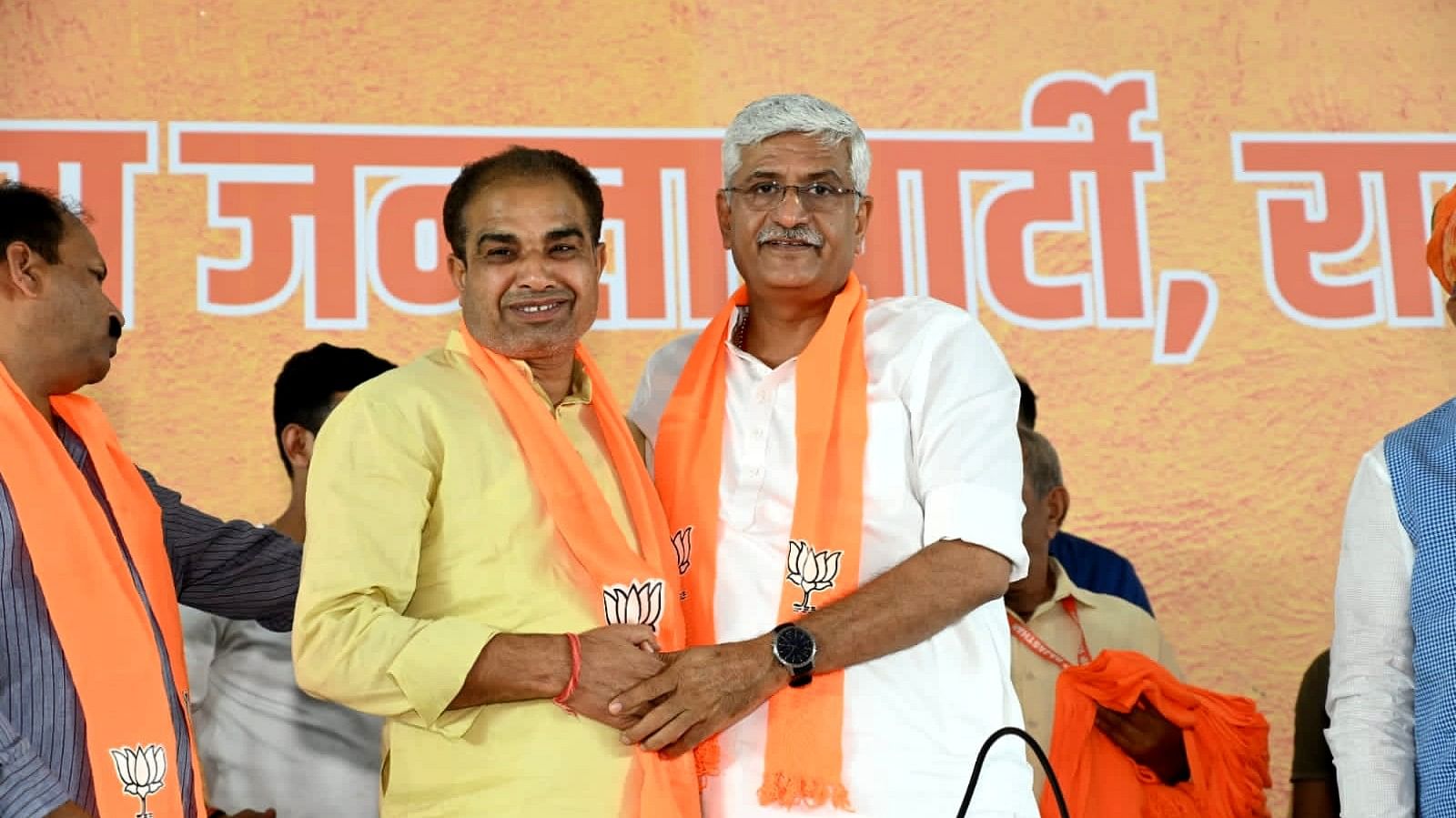 <div class="paragraphs"><p>Girraj Malinga, accused of assaulting Harshadipati Valmiki, joined the BJP on 5 November in the presence of Union Minister Gajendra Shekhawat.</p></div>