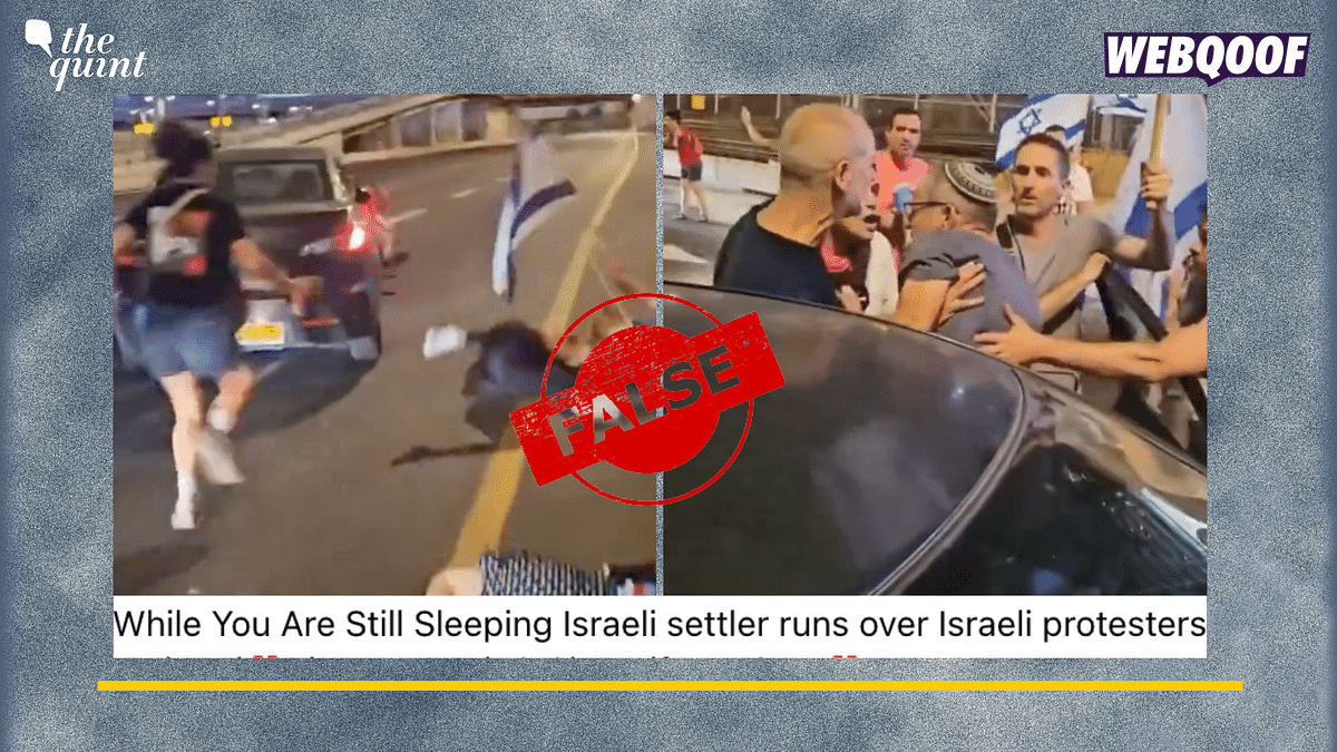 Old Video Showing Car Ramming Into Protesters Falsely Linked to Israel-Hamas War