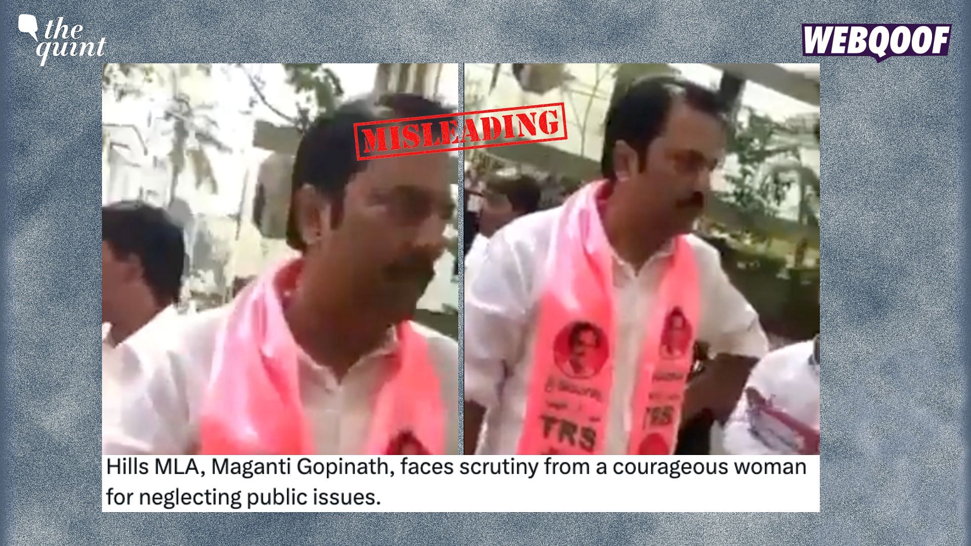 <div class="paragraphs"><p>Fact-Check: This is an old video and is falsely being linked to the ongoing Telangana elections.&nbsp;</p></div>