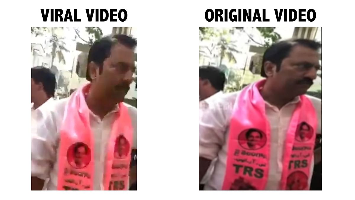 This video dates back to 2018 and is being falsely shared as recent during the Telangana elections.