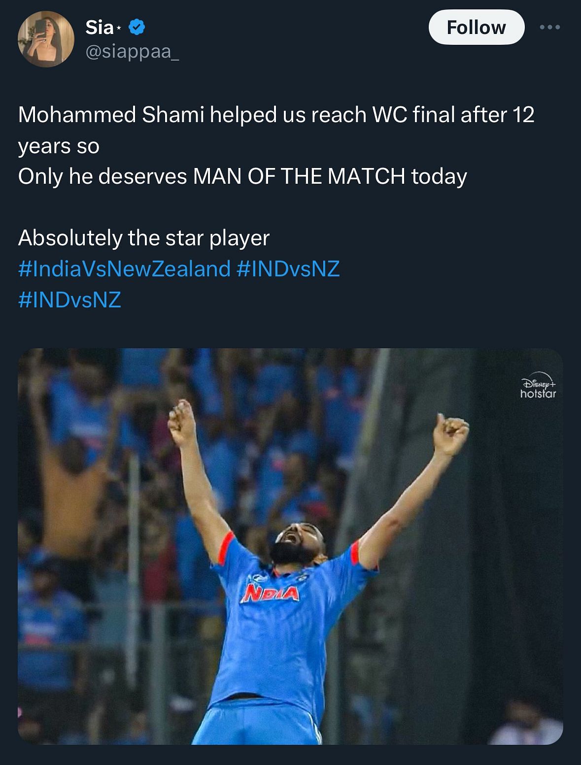 #CWC23 #INDvsNZ| Mohammed #Shami's scintillating seven wickets against New Zealand made him enter the hall of fame.