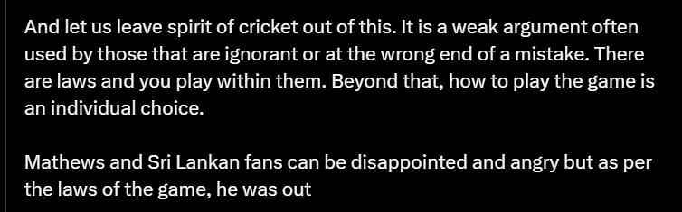 #CWC23 | Here's how former cricketers and experts reacted to #AngeloMathews' timed-out dismissal: