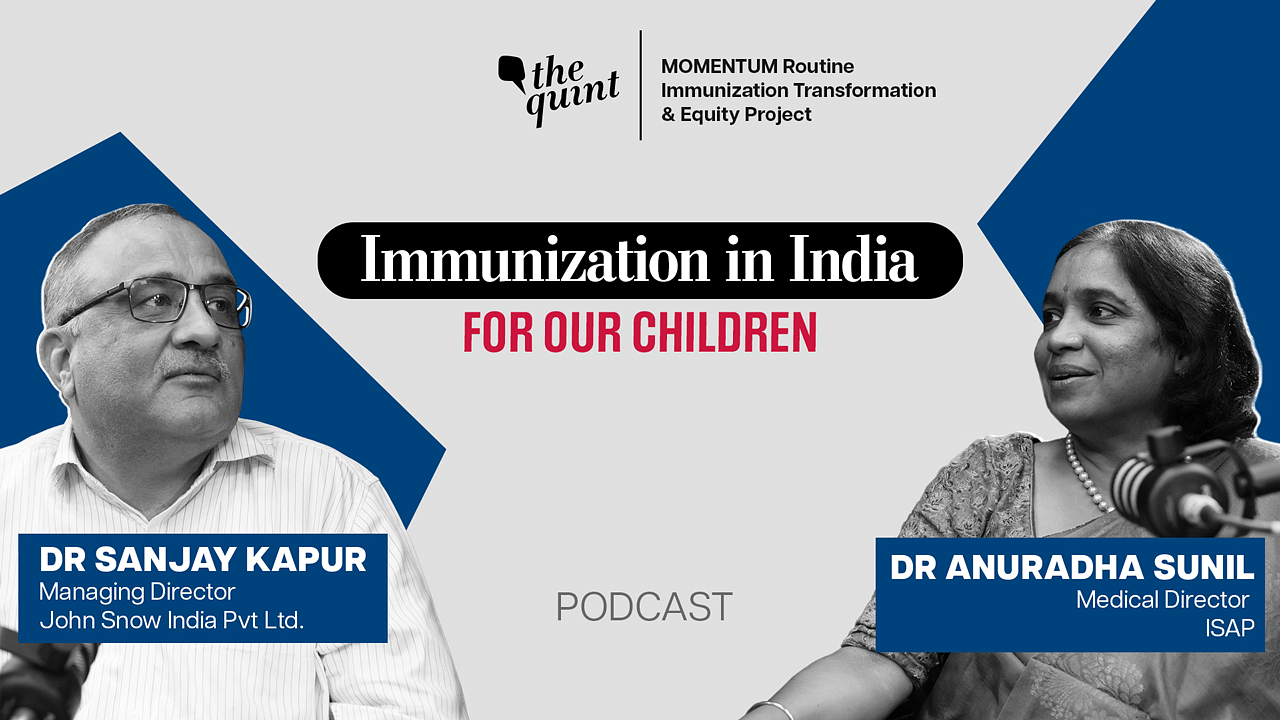 <div class="paragraphs"><p>Dr. Sanjay Kapur and Dr. Anuradha Sunil on&nbsp;the road ahead on vaccination and immunization in India.</p></div>