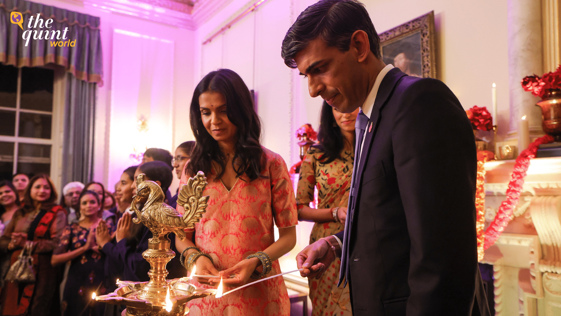 <div class="paragraphs"><p>British Prime Minister Rishi Sunak welcomed guests from the Hindu community at Downing Street and celebrated ahead of Diwali.</p></div>