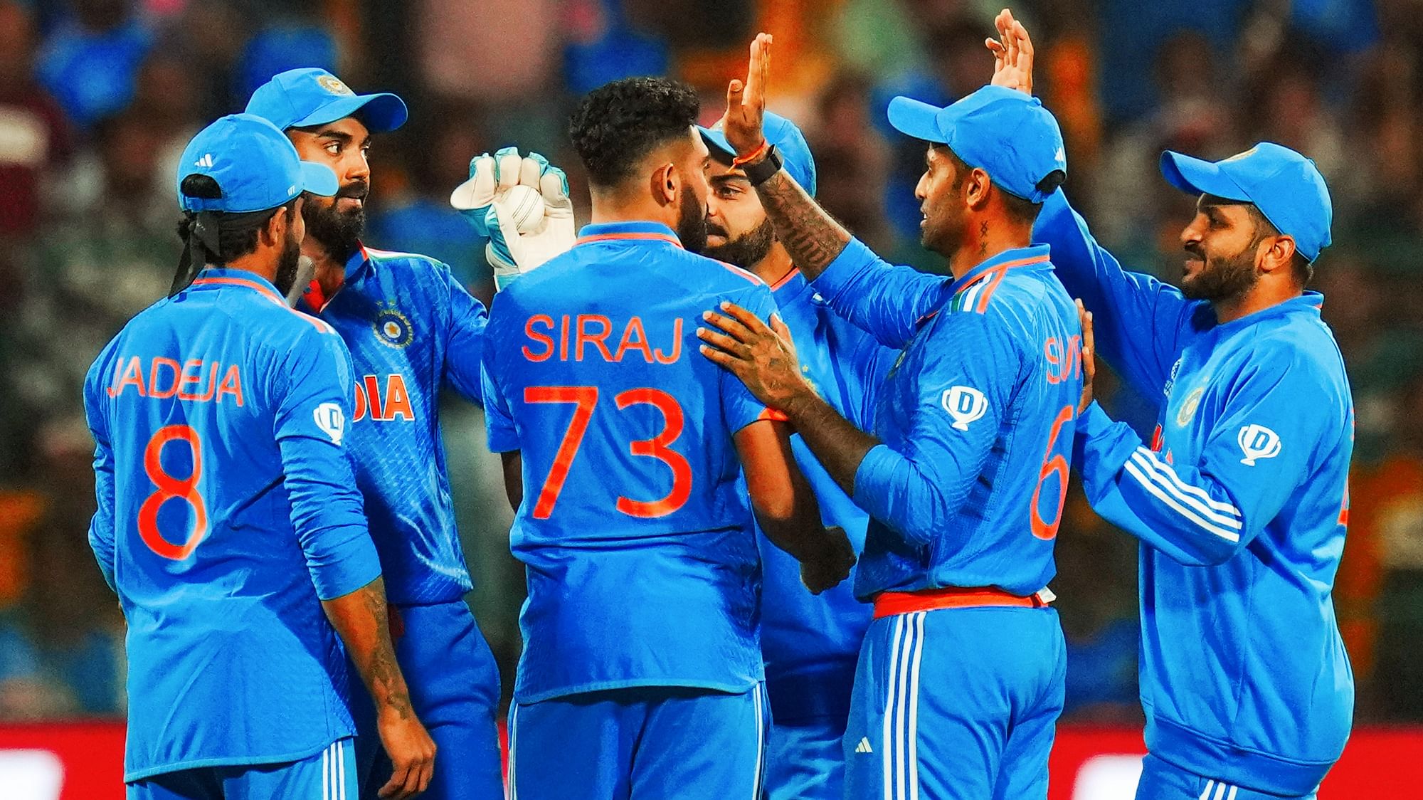 <div class="paragraphs"><p>World Cup 2023: Records Tumble as Flawless India Storm Into Semis With 9 Wins</p></div>