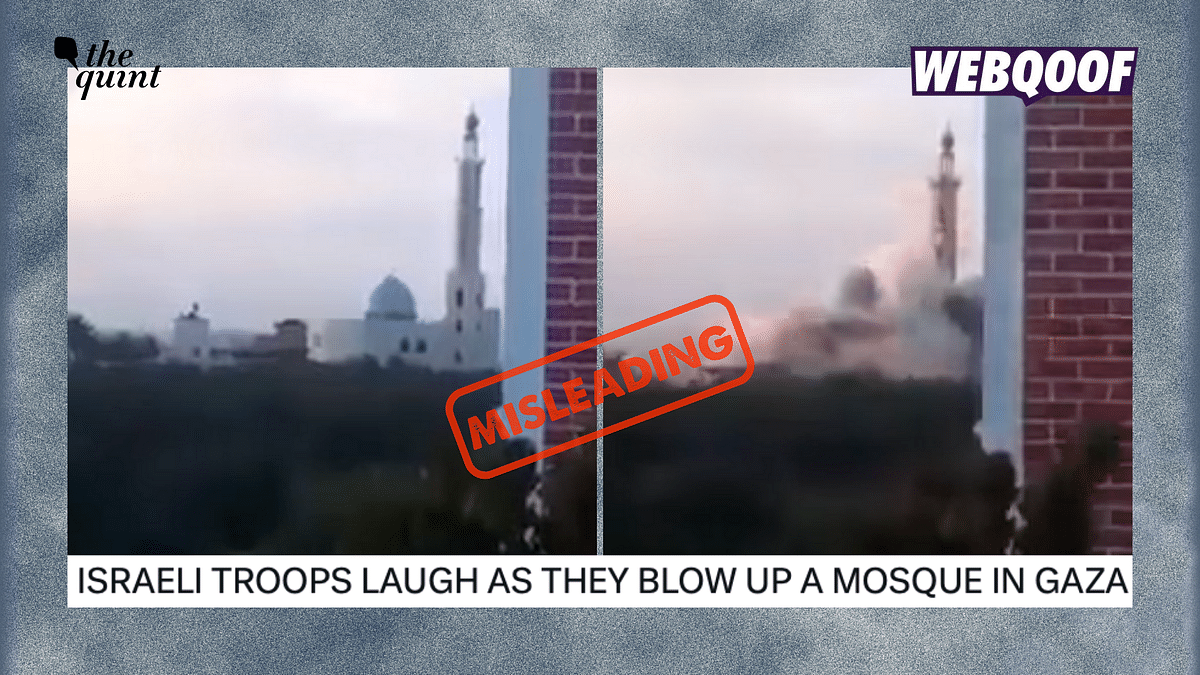 Old Video of Mosque Being Bombed Falsely Linked to Israel-Hamas Conflict
