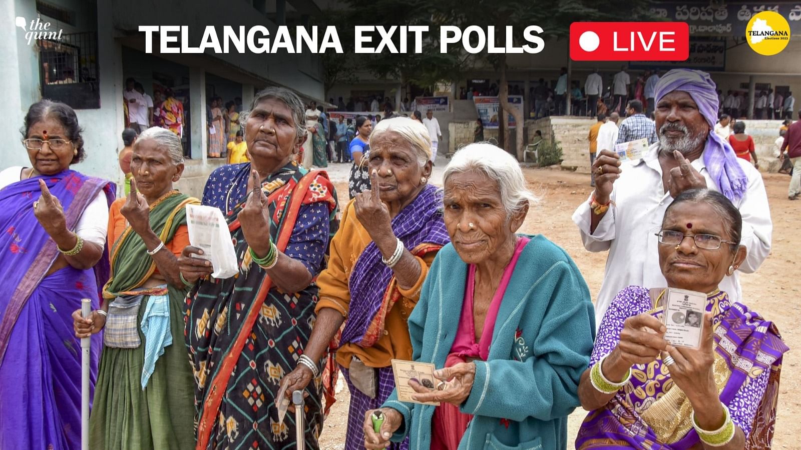 <div class="paragraphs"><p>Telangana Elections Exit Poll Results 2023 Latest  News and Updates:&nbsp;All eyes are on the high-stakes battle between K Chandrasekhar Rao's BRS, a 'resurgent' Congress, a struggling BJP and AIMIM.&nbsp;</p></div>