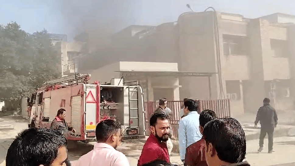 <div class="paragraphs"><p>The fire reportedly broke out on the first floor of the hospital, where the operation theatre was located.</p></div>