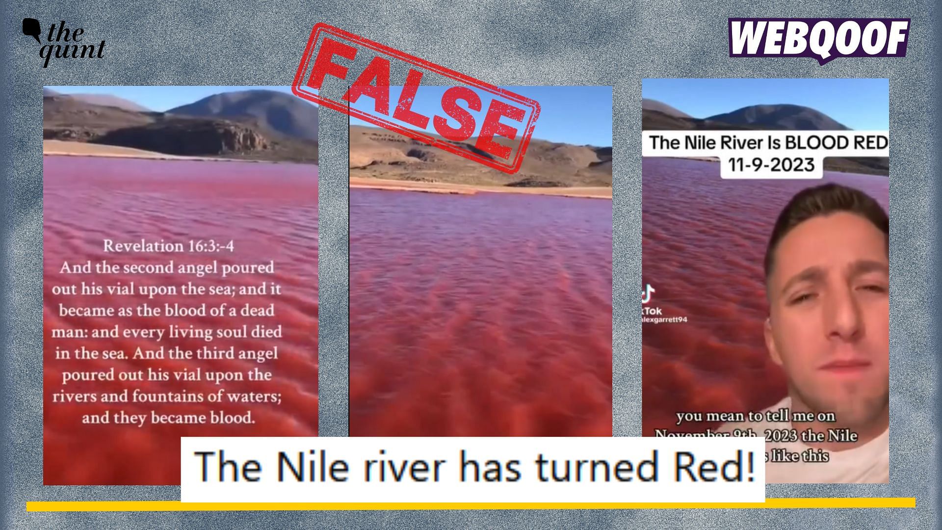 <div class="paragraphs"><p>Fact-check: The video does not show the Nile River turning red in colour. It shows Laguna Roja from Chile, which is&nbsp;naturally&nbsp;red.</p></div>