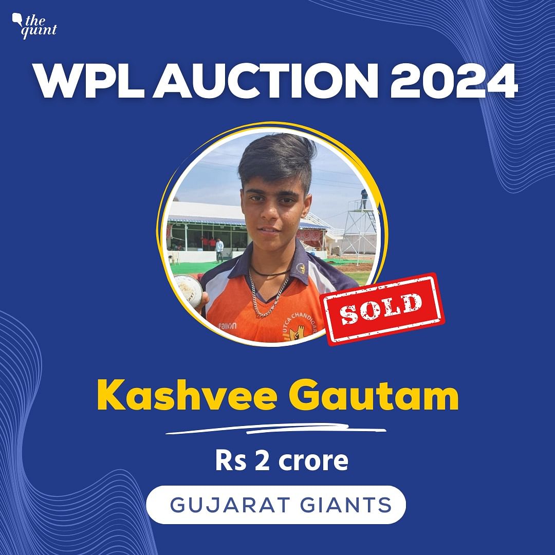Kashvee Gautam becomes the most expensive uncapped Indian player after Gujarat Giants buy her for Rs 2 crore