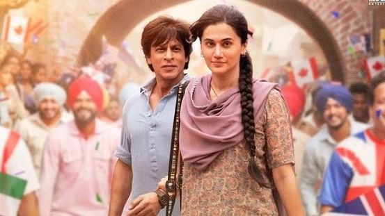 <div class="paragraphs"><p>Taapsee Pannu talks about working with Shah Rukh Khan in<em> Dunki.</em></p></div>
