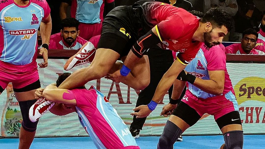 <div class="paragraphs"><p>Bengaluru Bulls defeated Jaipur Pink Panthers&nbsp;</p></div>