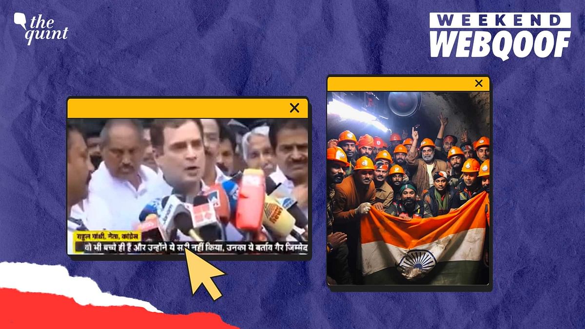 WebQoof Recap: Around Uttarkashi Tunnel Rescue Ops, Assembly Elections & More