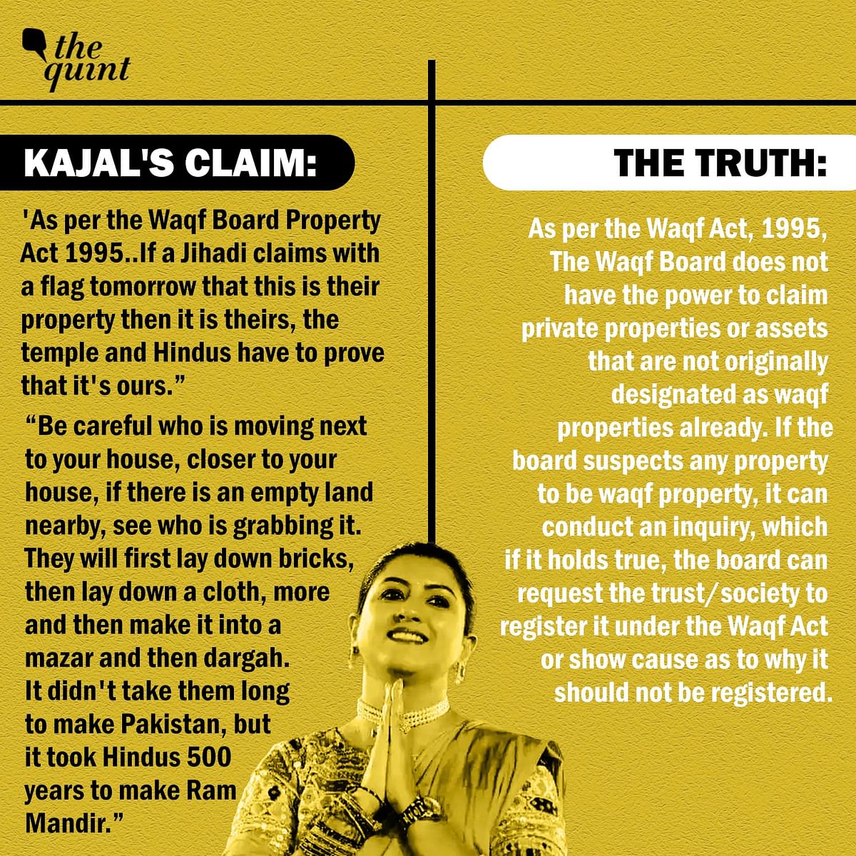 From Kajal Shingala, she became Kajal Hindustani. Now, she is a prominent Hindutva influencer.