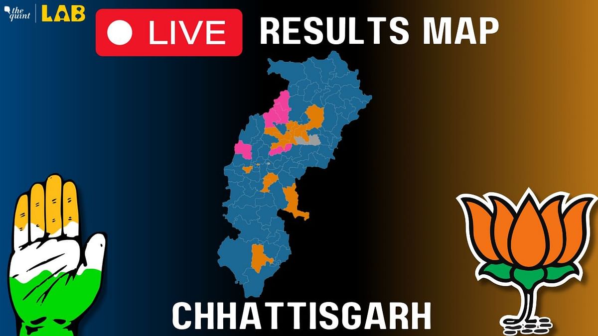 Chhattisgarh Assembly Election Results 2023: See LIVE Constituency-Wise Map
