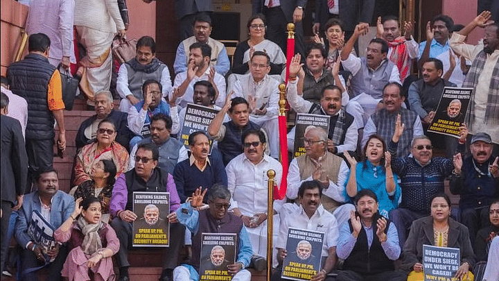 Parliament Suspensions LIVE Updates |  'It's Anarchy': 49 More Lok Sabha MPs Suspended; Total 141 MPs Out of Both Houses