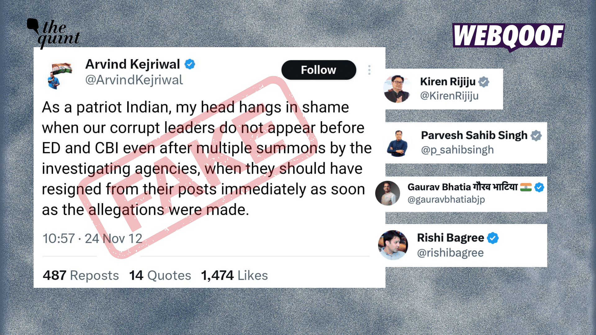 <div class="paragraphs"><p>The screenshot has gone viral on social media, where users are sharing to take a dig at Delhi CM Arvind Kejriwal.</p></div>