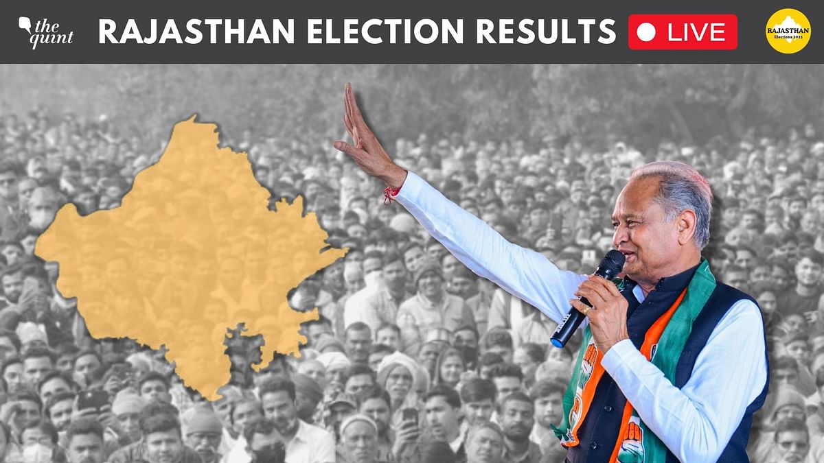 Rajasthan Election Results LIVE Updates: BJP Stabilises Lead, Congress Trails