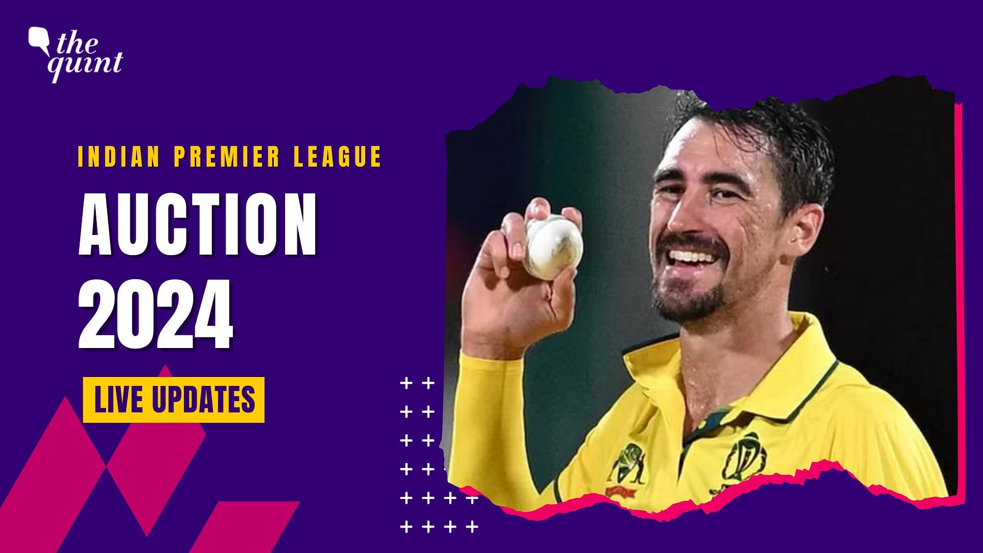 <div class="paragraphs"><p>IPL Auction 2024 LIVE Updates: Mitchell Starc became the most expensive player in the history of IPL. He was signed by KKR for Rs 24.75 crore.</p></div>