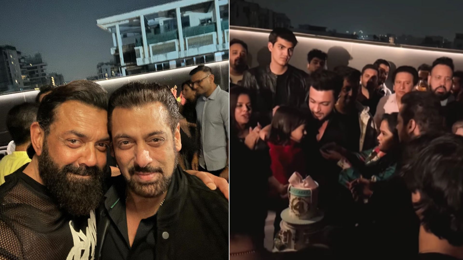 <div class="paragraphs"><p>Actor Salman Khan rang in his 58th birthday with a party.</p></div>