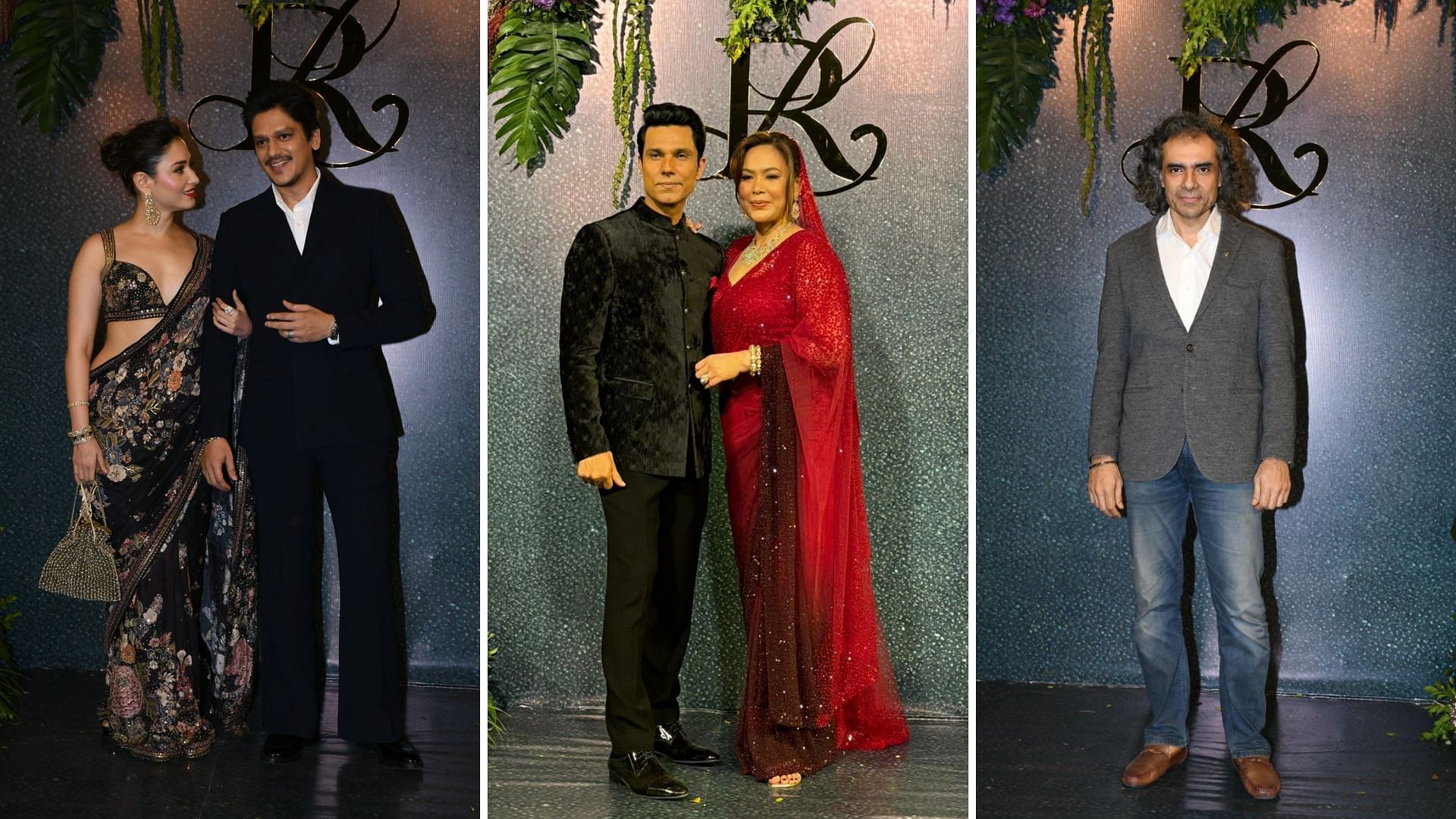 <div class="paragraphs"><p> Randeep Hooda &amp; Lin Laishram hosted a star-studded wedding reception in Mumbai.</p></div>