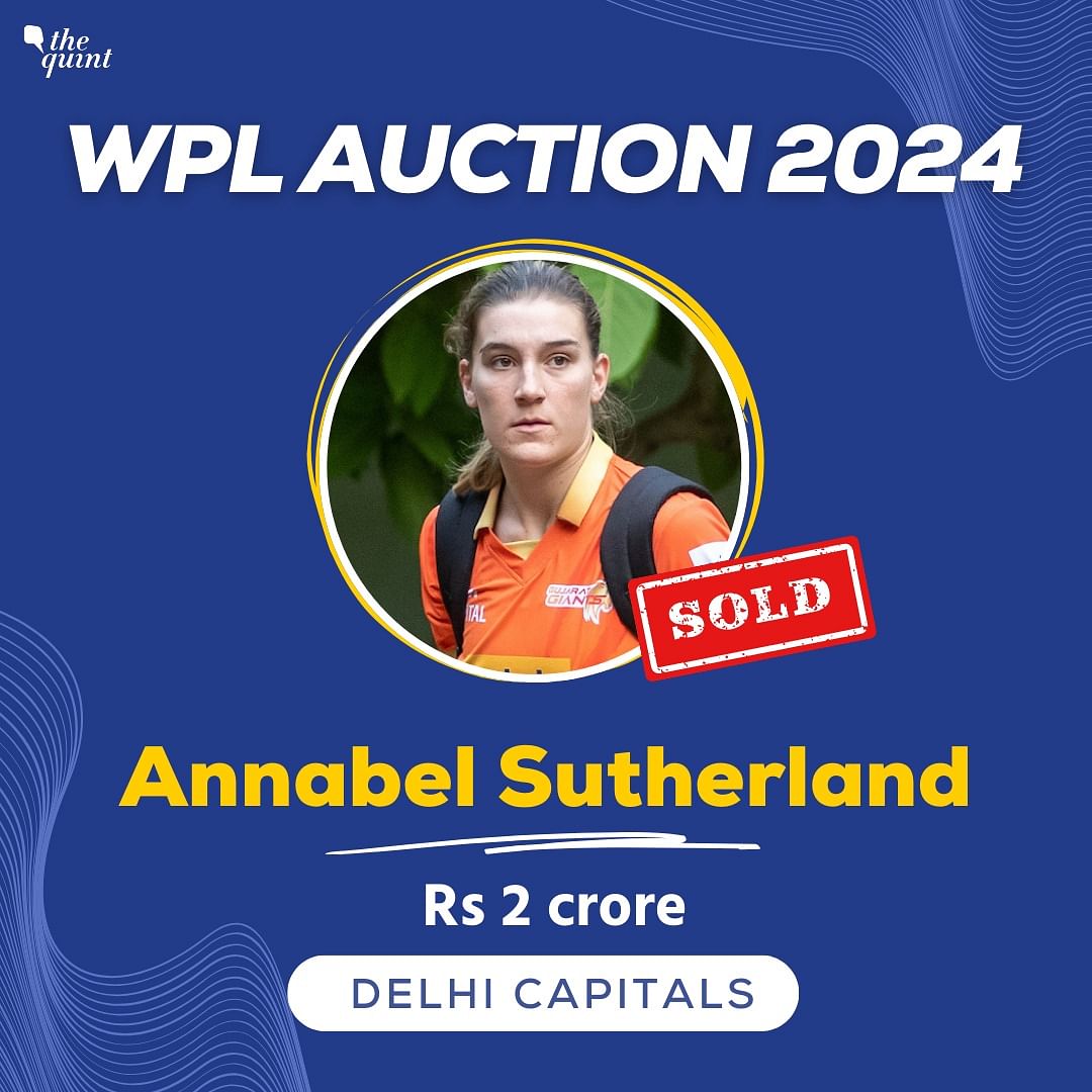 #WPL2024Auction | #DelhiCapitals get Australian all-rounder Annabel Sutherland for Rs 2 crore.