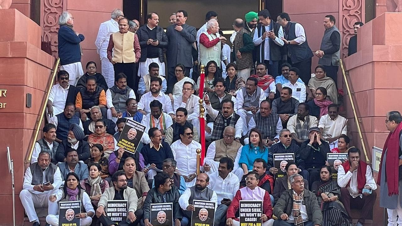 <div class="paragraphs"><p>A day after the suspension of 92 MPs from the Parliament for the remaining period of the Winter Session,<em><strong>&nbsp;</strong></em>49 more MPs were suspended from the Lok Sabha on Tuesday, 19 December.</p></div>