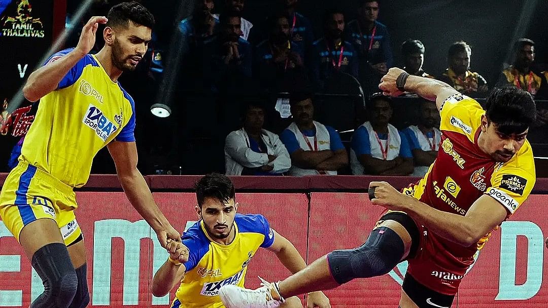 <div class="paragraphs"><p>Tamil Thalaivas defeated&nbsp;Telugu Titans in PKL match.</p></div>