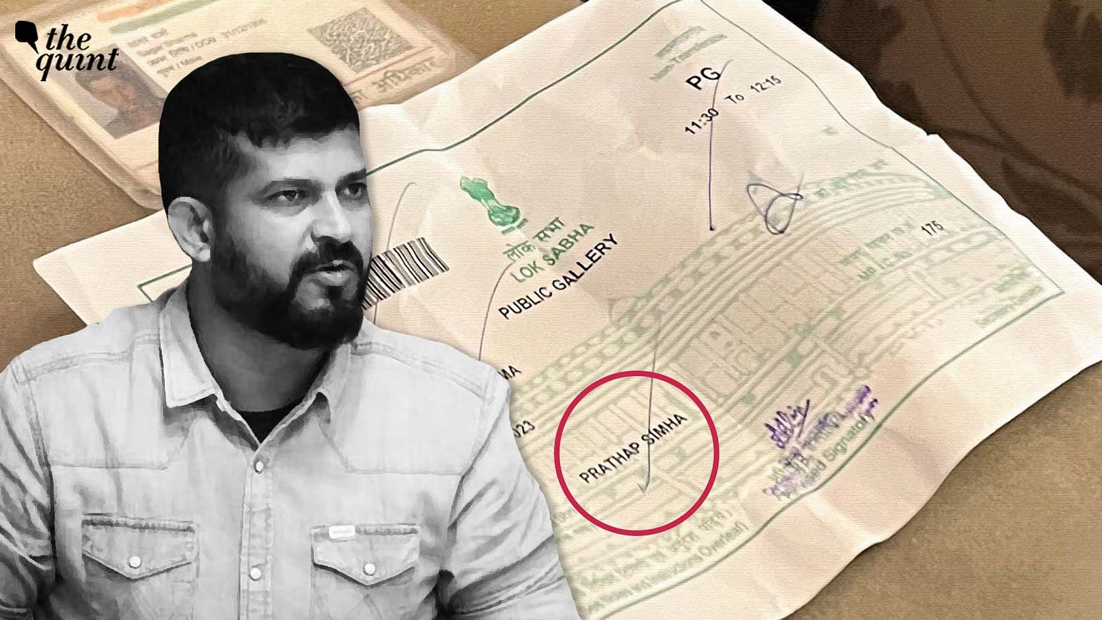 <div class="paragraphs"><p>The passes for one of the intruders was allegedly issued by BJP MP Pratap Simha.</p></div>