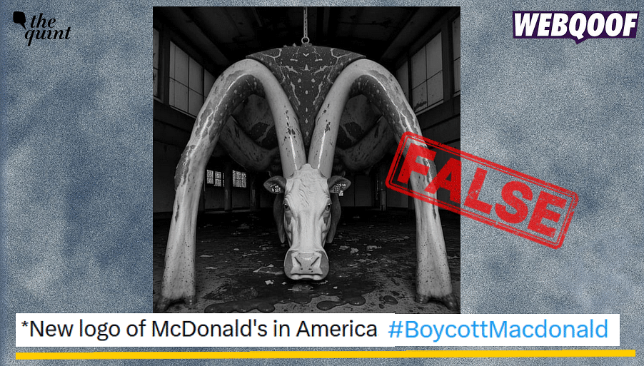 <div class="paragraphs"><p>Fact-check: An AI-generated image of cow's head and meat resembling McDonald's logo is being falsely shared as a real logo.</p></div>