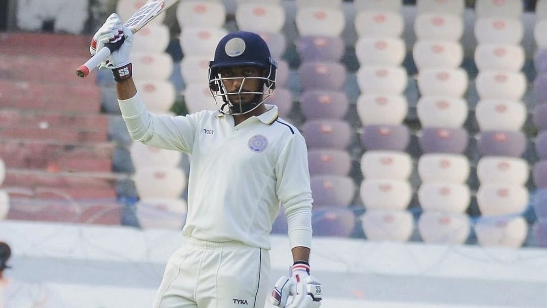 <div class="paragraphs"><p>Ranji Trophy: Hyderabad batter Tanmay Agarwal scored the fastest triple century in first-class cricket.</p></div>