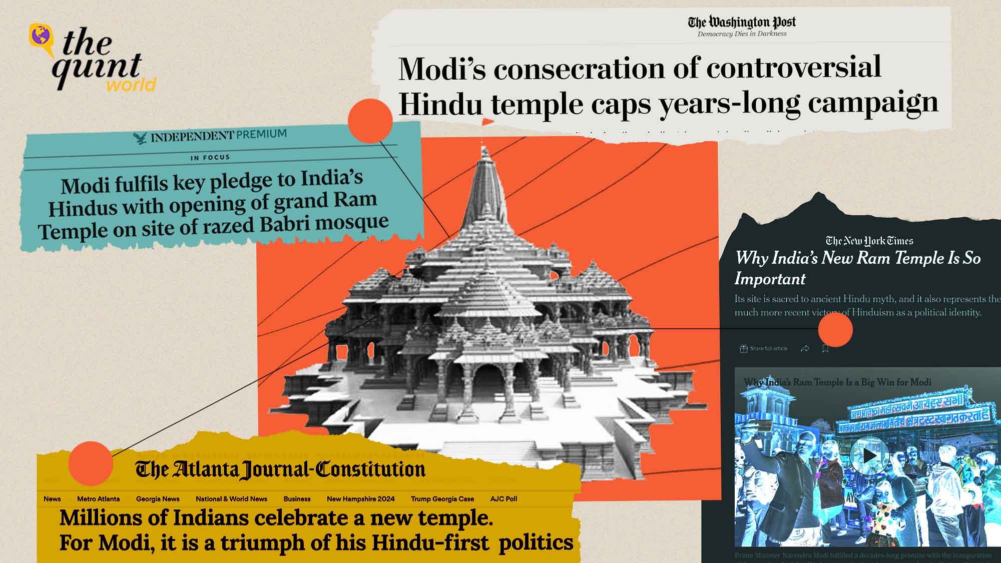 <div class="paragraphs"><p>Here is how international media covered the Ram Mandir consecration ceremony.</p></div>