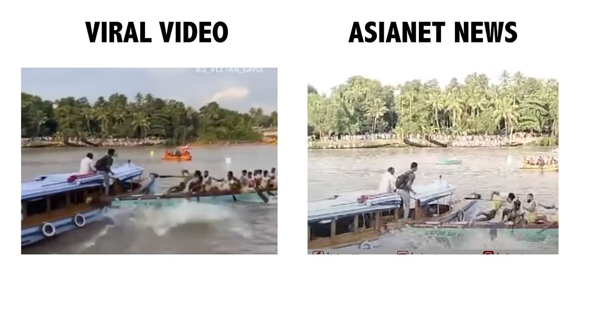 This video is from December 2023 and shows an accident after a boat race in Kerala. 