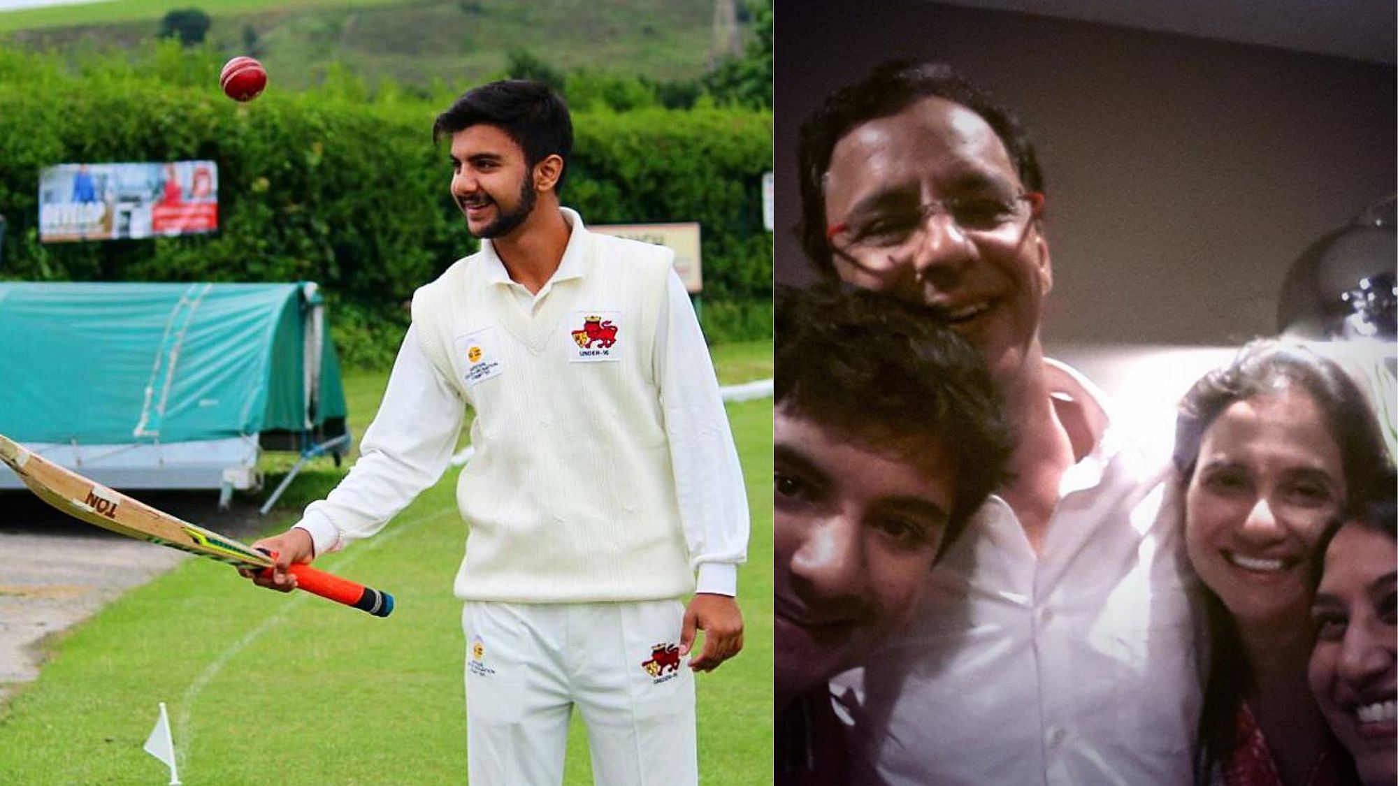 <div class="paragraphs"><p>Director Vidhu Vinod Chopra's son, Agni Chopra has scored a century on his Ranji Trophy debut</p></div>