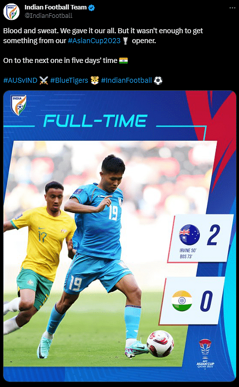 #AUSvIND | #IndianFootball team were resolute for most of the game against Australia, barring two occasions.