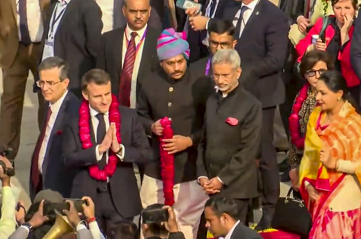 President  Macron is on a 2-day tour to India . 