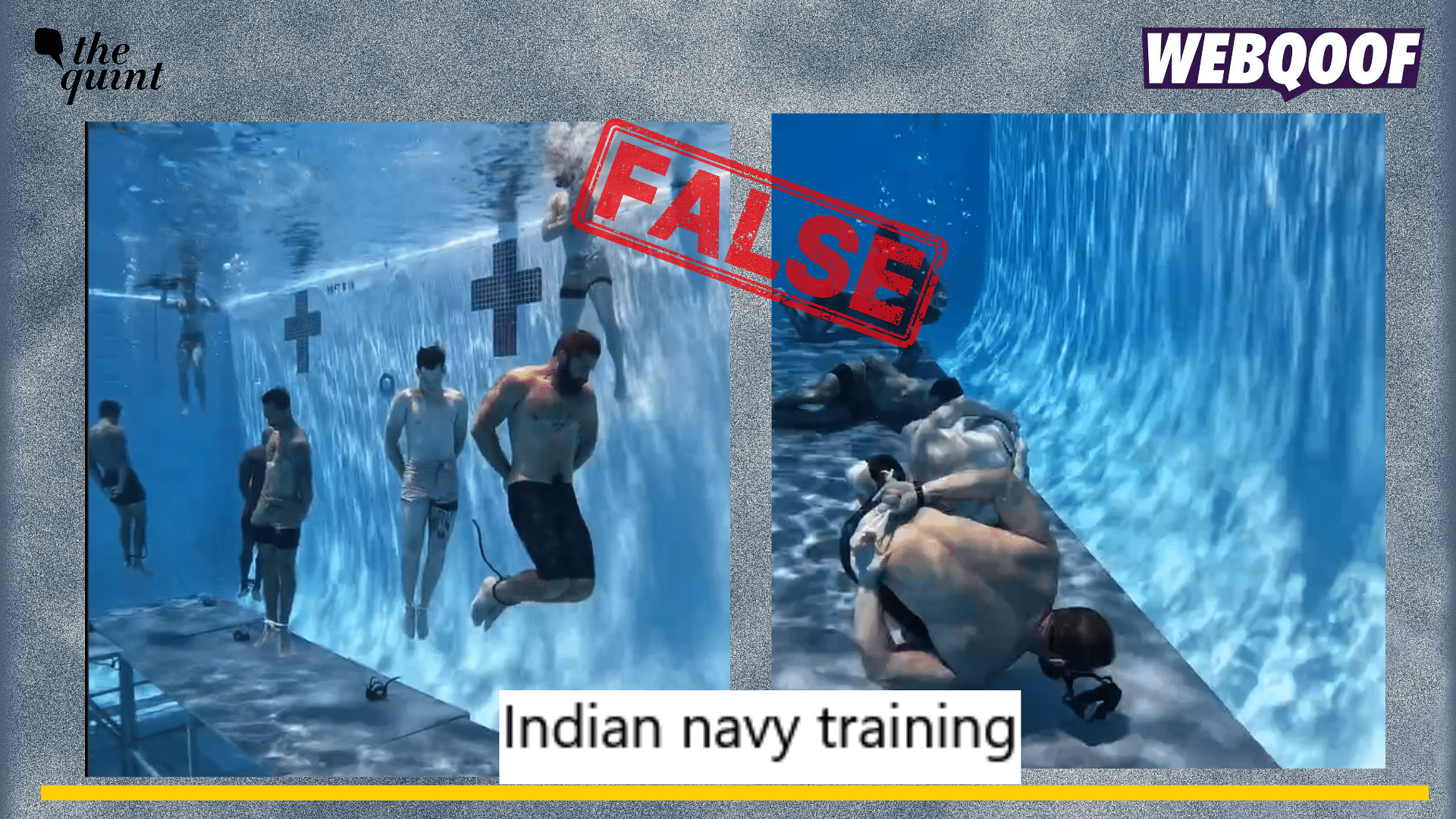 <div class="paragraphs"><p>Fact-check:  A video from USA is being falsely shared as a clip of Indian Navy training underwater. </p></div>
