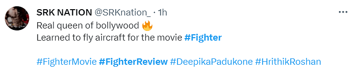 Hrithik Roshan and Deepika Padukone's film 'Fighter' released on 25 Jan. 