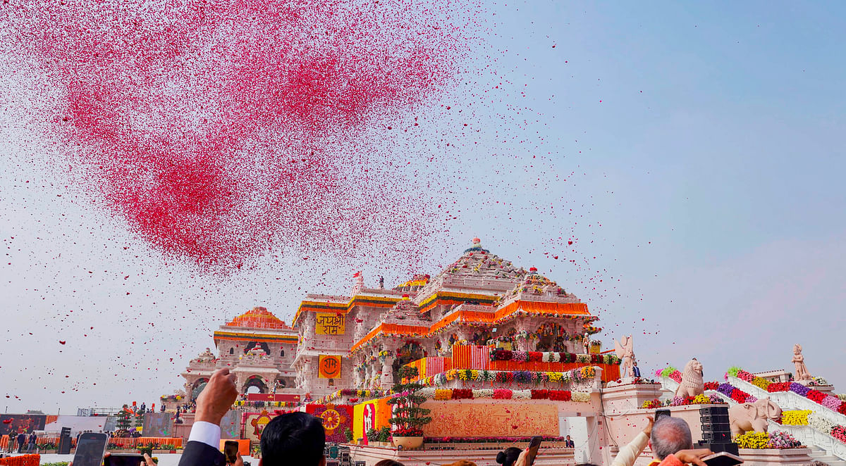 Sachin Tendulkar, Anil Kumble, Mithali Raj & Saina Nehwal attended the Ram Mandir inauguration in Ayodhya.