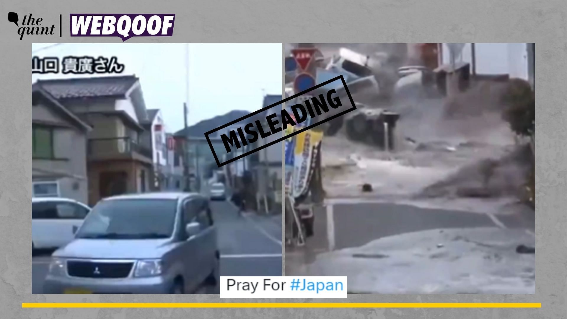 <div class="paragraphs"><p>Fact-Check | The video dates back to 2011 and does show visuals from the recent earthquake in Japan.</p></div>