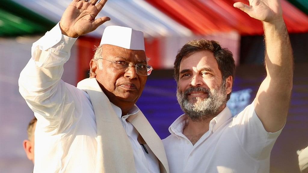 <div class="paragraphs"><p>Mallikarjun Kharge and Rahul Gandhi.&nbsp;</p></div>