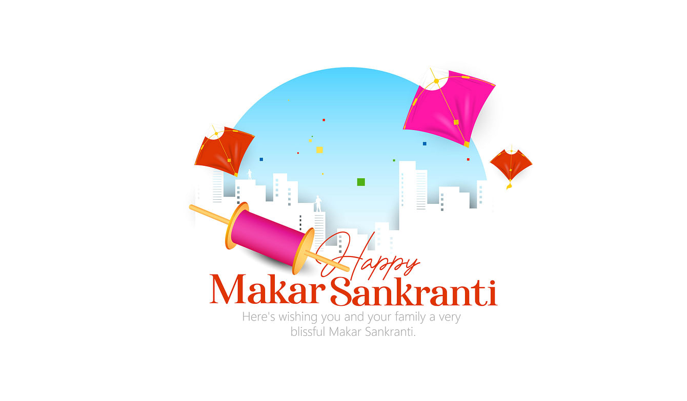 Makar Sankranti Poster Template - PhotoADKing