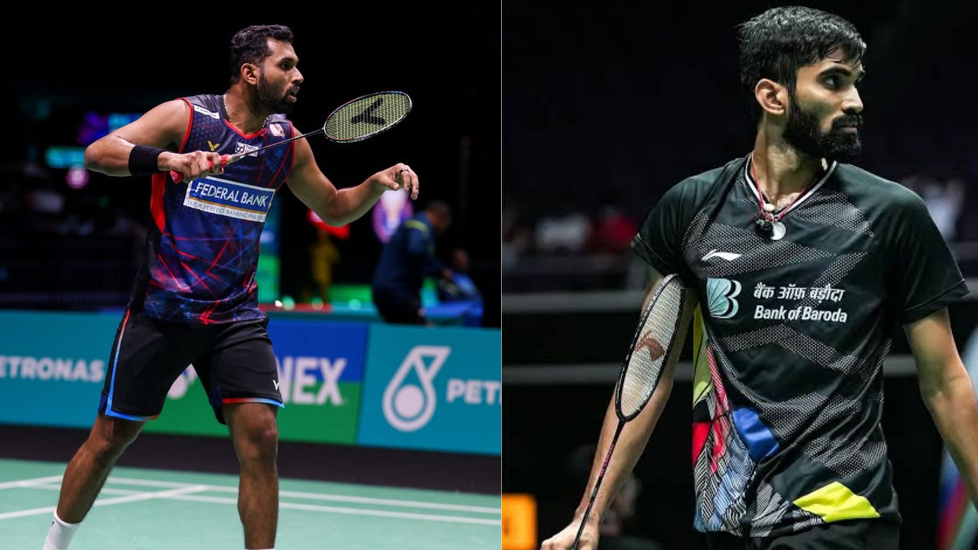 <div class="paragraphs"><p>Indian shuttlers HS Prannoy and Kidambi Srikanth at the 2024 Malaysia Open.</p></div>