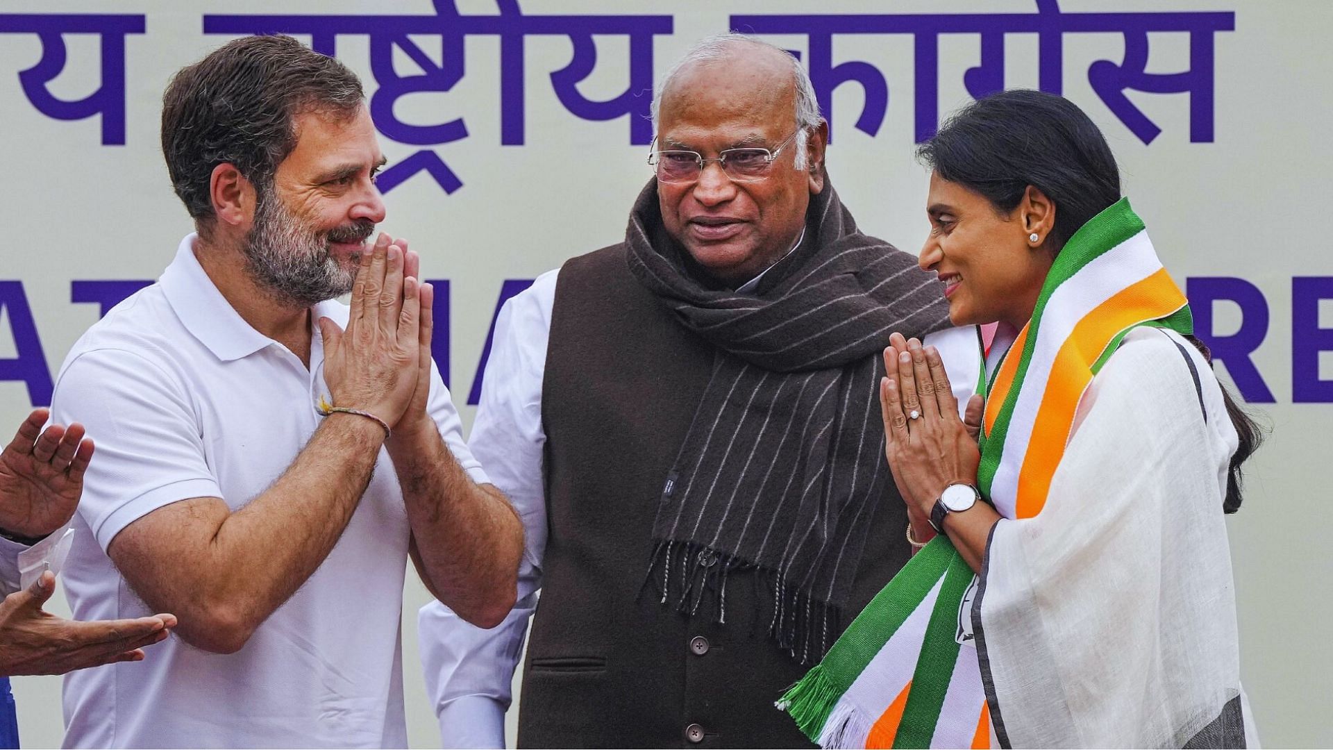 <div class="paragraphs"><p>Andhra Pradesh CM Jagan Mohan Reddy's sister YS Sharmila joined Congress on Thursday, 4 January. </p></div>