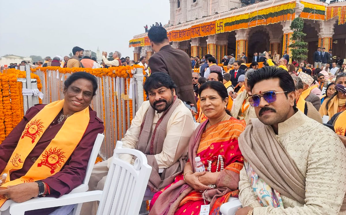 Sachin Tendulkar, Anil Kumble, Mithali Raj & Saina Nehwal attended the Ram Mandir inauguration in Ayodhya.
