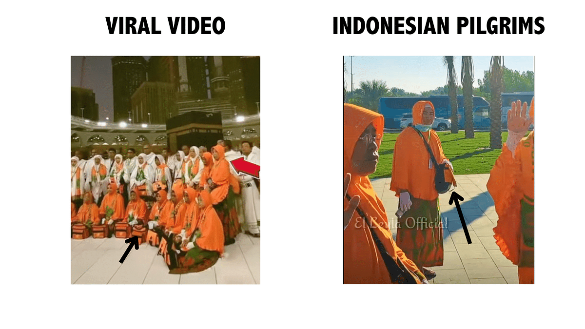 This video shows Indonesian pilgrims at Mecca in Saudi Arabia. 