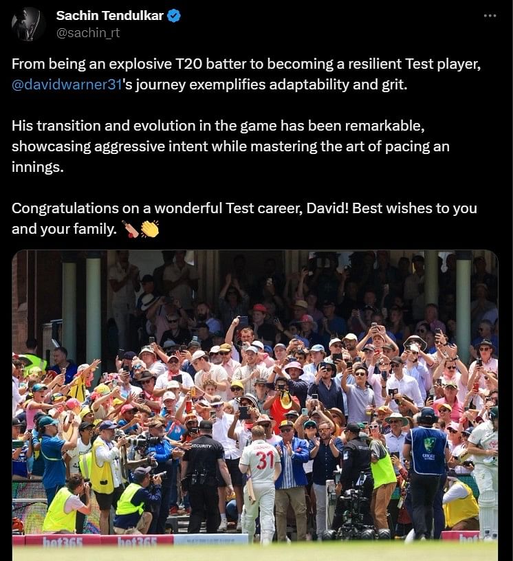 As #DavidWarner retires from Test and ODI cricket, fans pour in wishes for the Australian cricketing giant.